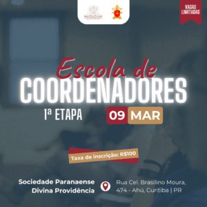 Escola de Coordenadores - 1ª Etapa