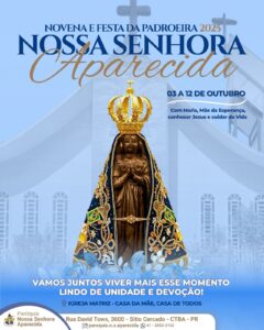 A mais nova Paróquia Nossa Senhora Aparecida da Arquidiocese prepara a celebração de sua Padroeira